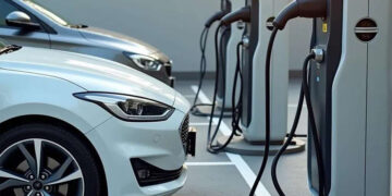 This undated image shows electric vehicle charging station. (Credit: ielts.net)