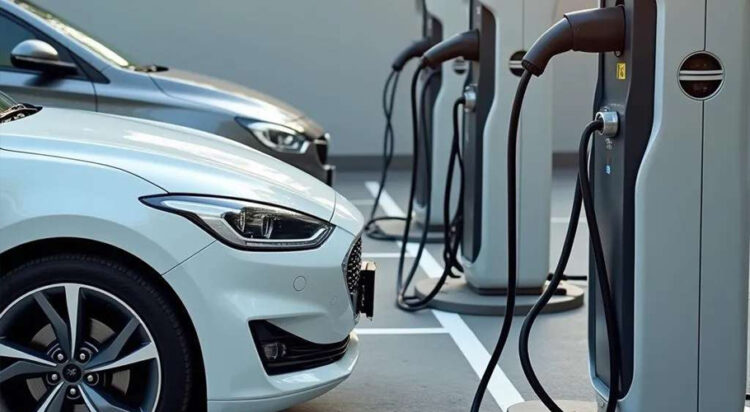 This undated image shows electric vehicle charging station. (Credit: ielts.net)