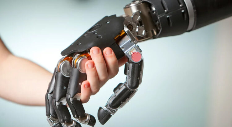 FILE/ The Johns Hopkins Applied Physics Lab created an electronic prosthetic hand and arm that has the same dexterity as a human arm. (Image: Johns Hopkins Applied Physics Lab)