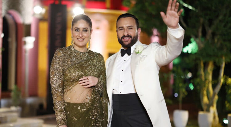 Saif Ali Khan with wife Kareena Kapoor Khan in 2022 (Getty Images for The Red Sea Int)