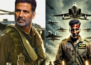 Akshay Kumar in the Sky Force movie. (Image: Courtesy of IMDb)