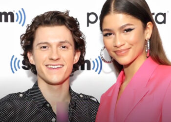 Zendaya with Tom Holland