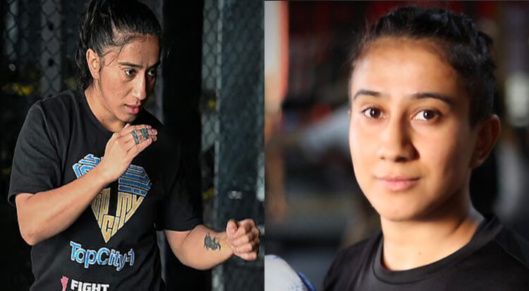 Anita Karim, a mixed martial arts (MMA) fighter, takes part in a training session at a club in Islamabad, in this photograph taken on December 11, 2024
AFP