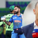 Nasser Hussain (R), Virat Kohli (left) led India to victory against Pakistan in the ICC Champions Trophy.  (File/AFP via Getty Images)