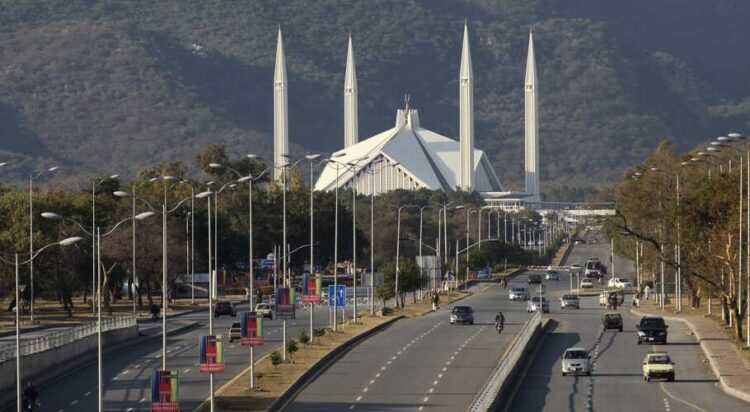 Aerial view of Islamabad