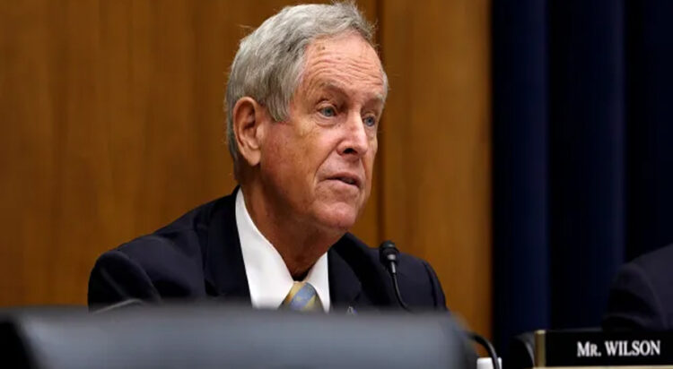 Rep. Joe Wilson (R-S.C.) speaks at a House Education and Labor Committee hearing examining the policies and priorities of the Department of Labor on June 14, 2022. (Image: Peter Afriyie via The Hill)