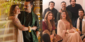 The pre-wedding gathering was highlighted by a musical evening, glimpses of which were shared on social media by actor Khaqan Shahnawaz. (Image: Instagram)