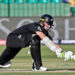 Tom Latham used the sweep well against spin•AFP/Getty Images