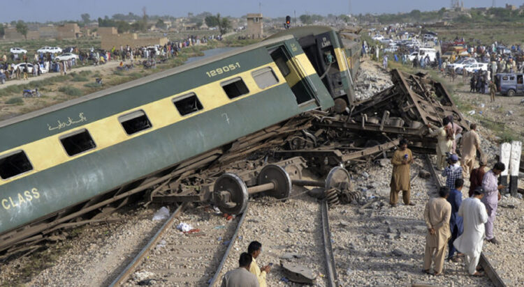 train derailed