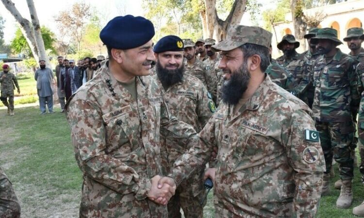 COAS General Asim Munir on his visit to Bannu in Khyber-Pakhtunkhwa on March 6, 2025. Courtesy: ISPR