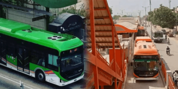 Sindh government officially takes operational control of both BRT services. File photo Sindh government officially takes operational control of both BRT services. File photo