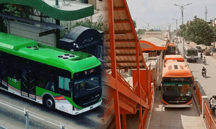 Sindh government officially takes operational control of both BRT services. File photo Sindh government officially takes operational control of both BRT services. File photo