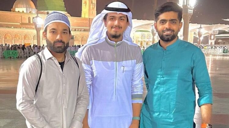 Babar Azam, Rizwan in Saudi Arabia Screen grab