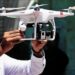 Man holds a drone camera in this undated photo. — AFP