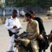 Traffic police fines a motorcyclist without helmet: file photo