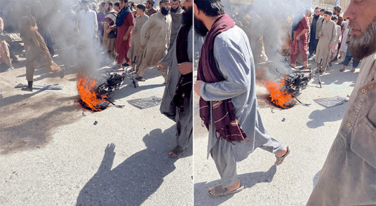 The blast targeted a police van on routine patrol, severely injuring officers inside the vehicle.
(Image: Dawn.com)