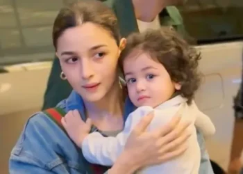 Alia Bhatt with her daughter Raha. Picture credits online