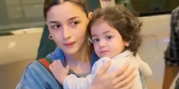 Alia Bhatt with her daughter Raha. Picture credits online