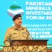 COAS addressing Pakistan Minerals Investment Forum. Screen grab