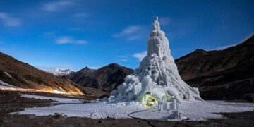 File Photo of ice tower