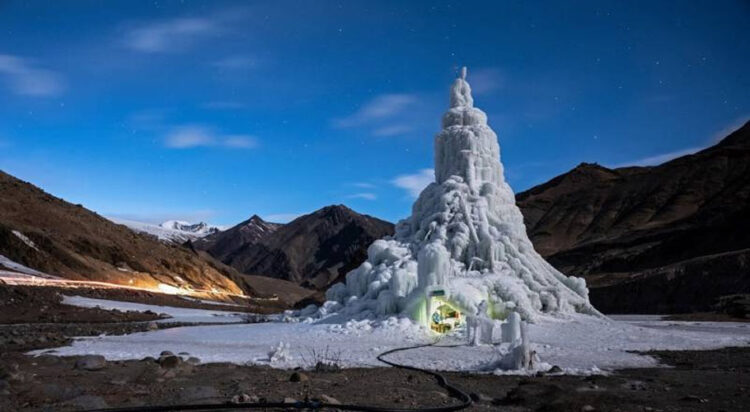 File Photo of ice tower