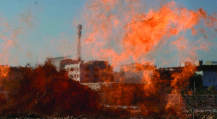 Experts caution that firefighting efforts could worsen situation. PHOTO: Jalal Qureshi /EXPRESS