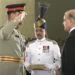 President Asif Ali Zardari confers baton of field marshal upon Chief of Army Staff Asim Munir on May 22, 2025. — Screengrab via Geo News