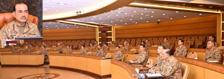 Asim Munir chairs Corps Commanders' Conference. ISPR