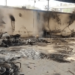 A burnt view of Sindh home minister. Photo online