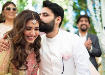 Mansha Pasha and Jibran Nasir (Image: Dawn.com)