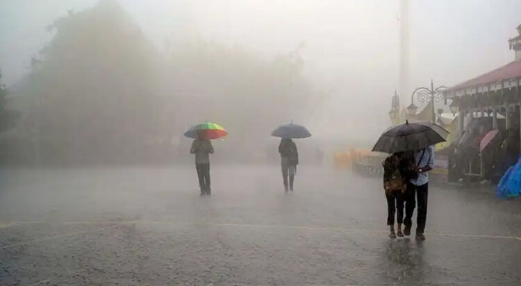 Thunderstorms and rain
