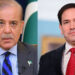 According to a statement issued by the Prime Minister’s Office, Secretary Rubio spoke with Prime Minister Shehbaz by telephone in the evening. (File)