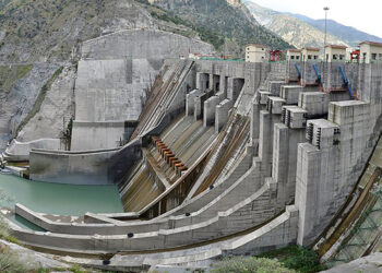 Bahlihar Hydropower Project is located on the Chenab River in Indian Jammu & Kashmir. (Image: encardio.com)