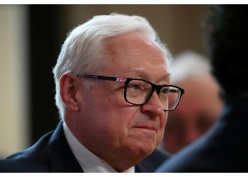 Ryabkov in Rio de Janeiro, Brazil, April 28, 2025. Mauro Pimentel/Pool via REUTERS