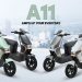 Equipped with a 1,000W hub motor and advanced Graphene battery technology, the A11 delivers a reliable range of 65–80 km per charge while consuming just 1.56 electricity units. (Image: Provided)