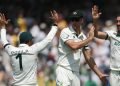 A half-century from Mitchell Starc allowed Australia's tail to wag on the third day at Lord's, with South Africa now requiring 282 runs for victory in the ICC World Test Championship Final. (Image: ICC)