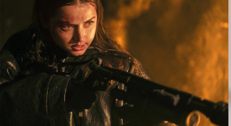 Ana de Armas in a scene from "Ballerina." (Lionsgate via AP)