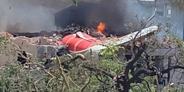File photo of Indian plane crash
