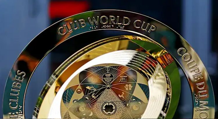 The Club World Cup trophy. / Peter Casey-Imagn Images