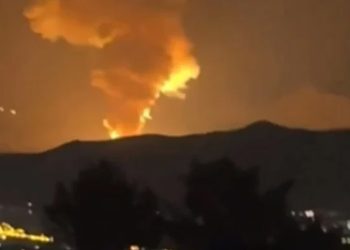 Fire in Tehran