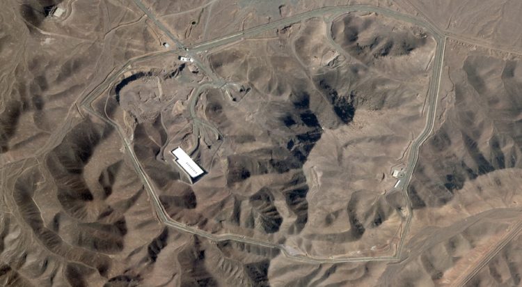 A 2025 satellite image shows the Fordow nuclear enrichment plant, north-east of Qom, Iran. Photograph: 2025 PLANET LABS PBC/AFP/Getty Images