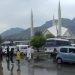 Rain in Islamabad