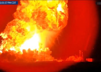 Rocket Explodes