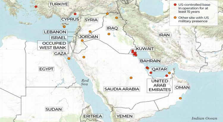 The US has operated military bases in the Middle East for decades. (Al Jazeera)
