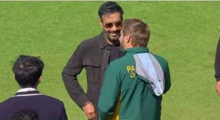Ajay Devgn's old images with Shahid Afridi have gone viral (Picture credit: X)