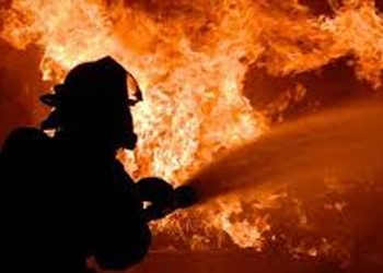 Fire in Karachi