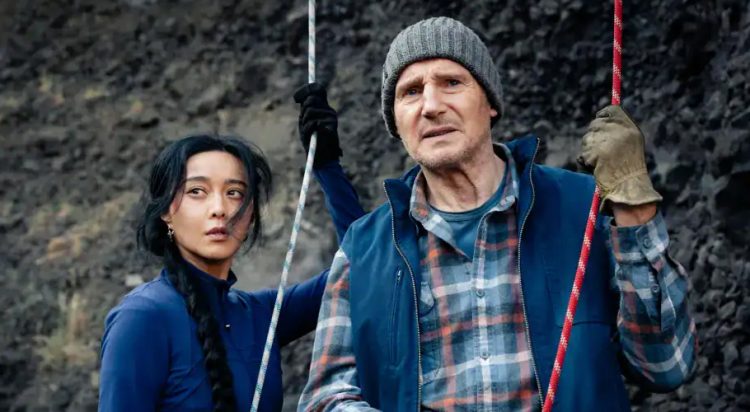 Mike (Liam Neeson) travels to Nepal to scatter his late brother's ashes on Mt. Everest. When Mike and his mountain guide encounter mercenaries on a tour bus, they are forced to fight to save themselves, the passengers, and the local villagers' homeland. (Courtesy of Vertical)