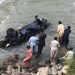 This file photo depicts the aftermath of a tragic accident in July 2021, when a vehicle carrying a family plunged into the Neelum River in Azad Jammu and Kashmir's Neelum Valley. The incident claimed the lives of six family members and left two children injured.
(Image: Dawn.com)