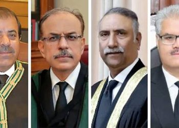 JCP appoints Mr. Justice S.M. Attique Shah as Chief Justice of the Peshawar High Court, Mr. Justice Rozi Khan Barrech as Chief Justice of the Balochistan High Court, Mr. Justice Muhammad Junaid Ghaffar as Chief Justice of the Sindh High Court, and Mr. Justice Sardar Muhammad Sarfraz Dogar as Chief Justice of the Islamabad High Court.
