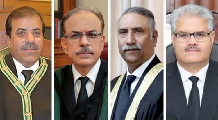 JCP appoints Mr. Justice S.M. Attique Shah as Chief Justice of the Peshawar High Court, Mr. Justice Rozi Khan Barrech as Chief Justice of the Balochistan High Court, Mr. Justice Muhammad Junaid Ghaffar as Chief Justice of the Sindh High Court, and Mr. Justice Sardar Muhammad Sarfraz Dogar as Chief Justice of the Islamabad High Court.